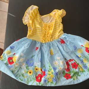 Eleanor Rose size 3-4 spring print dress.